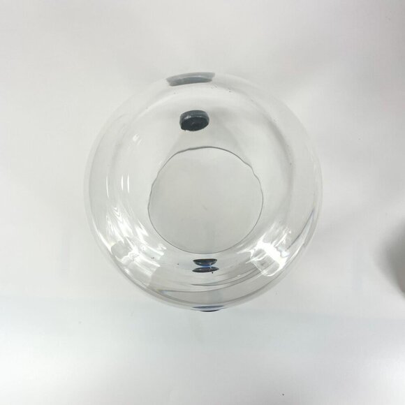 Qualia Glass Ebony Ice Bucket With Clear Black Knob Handles - Picture 7 of 7